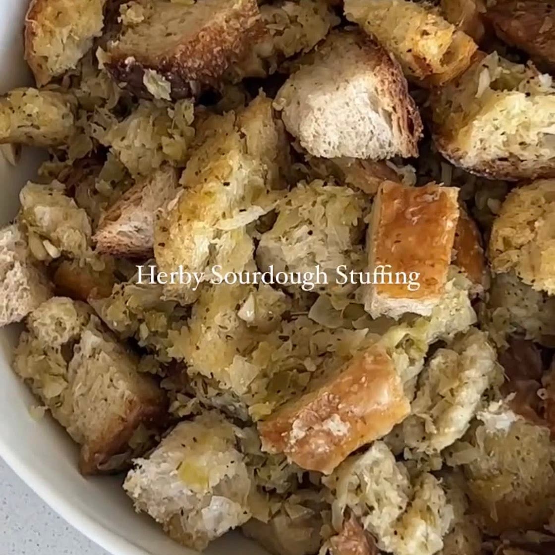 Herby Sourdough Stuffing