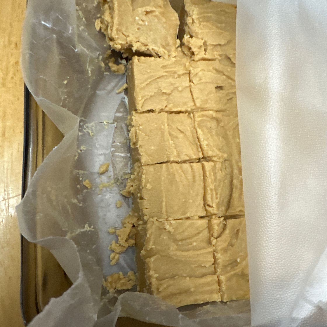 3 Ingredient Microwave Peanut Butter Fudge (quick and easy!)