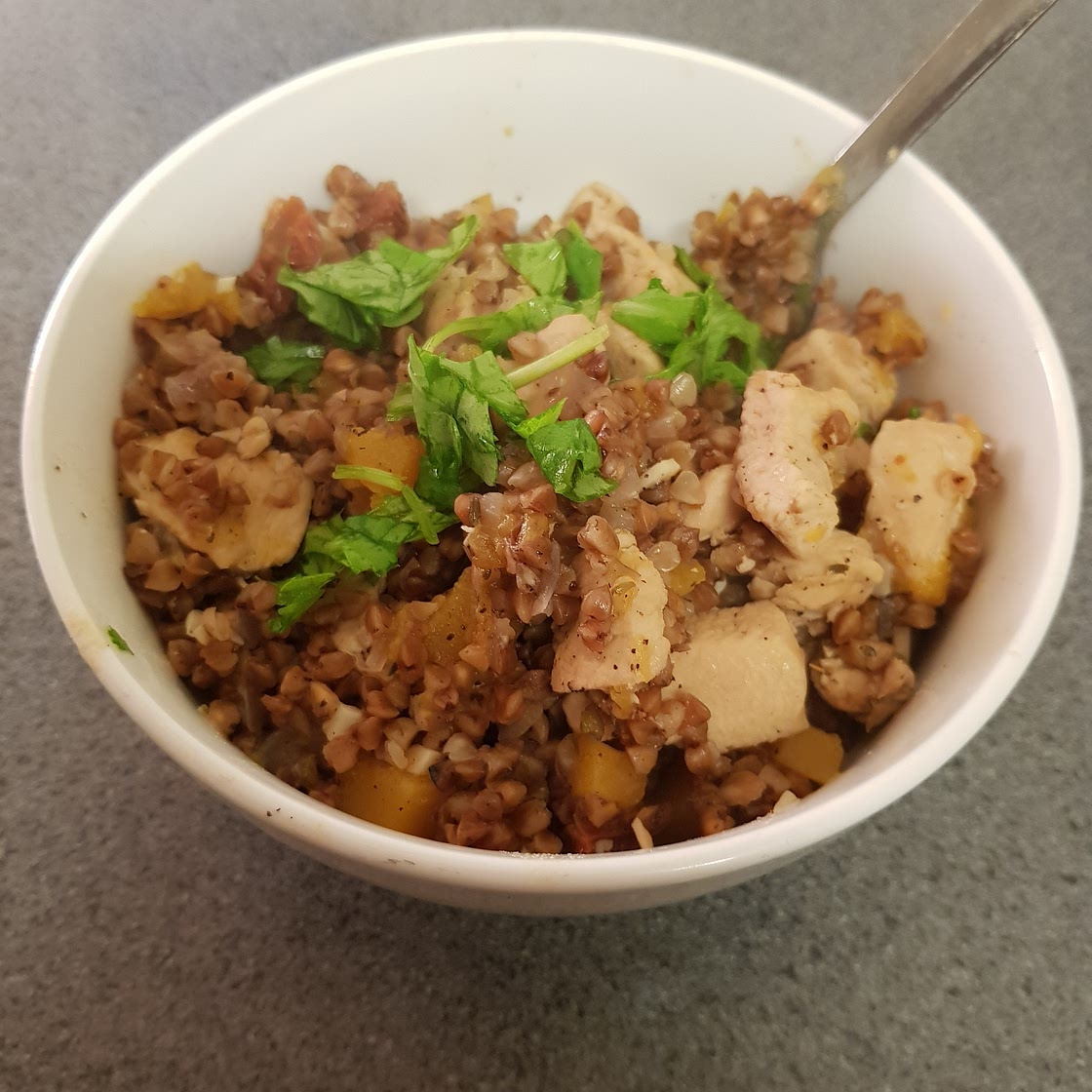 Polish Chicken Broth Kaszotto