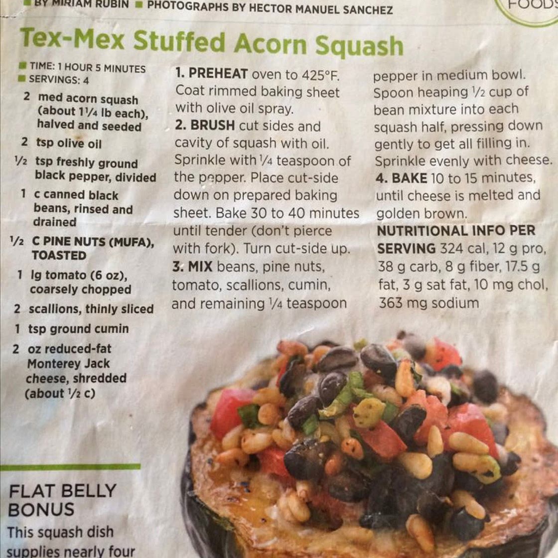 Tex-Mex Stuffed Acorn Squash