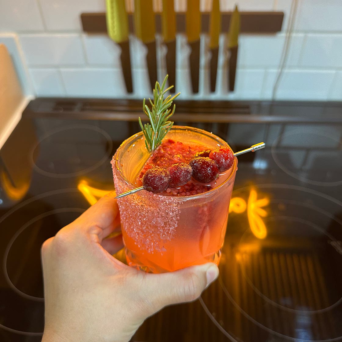 Holiday Cranberry Margarita