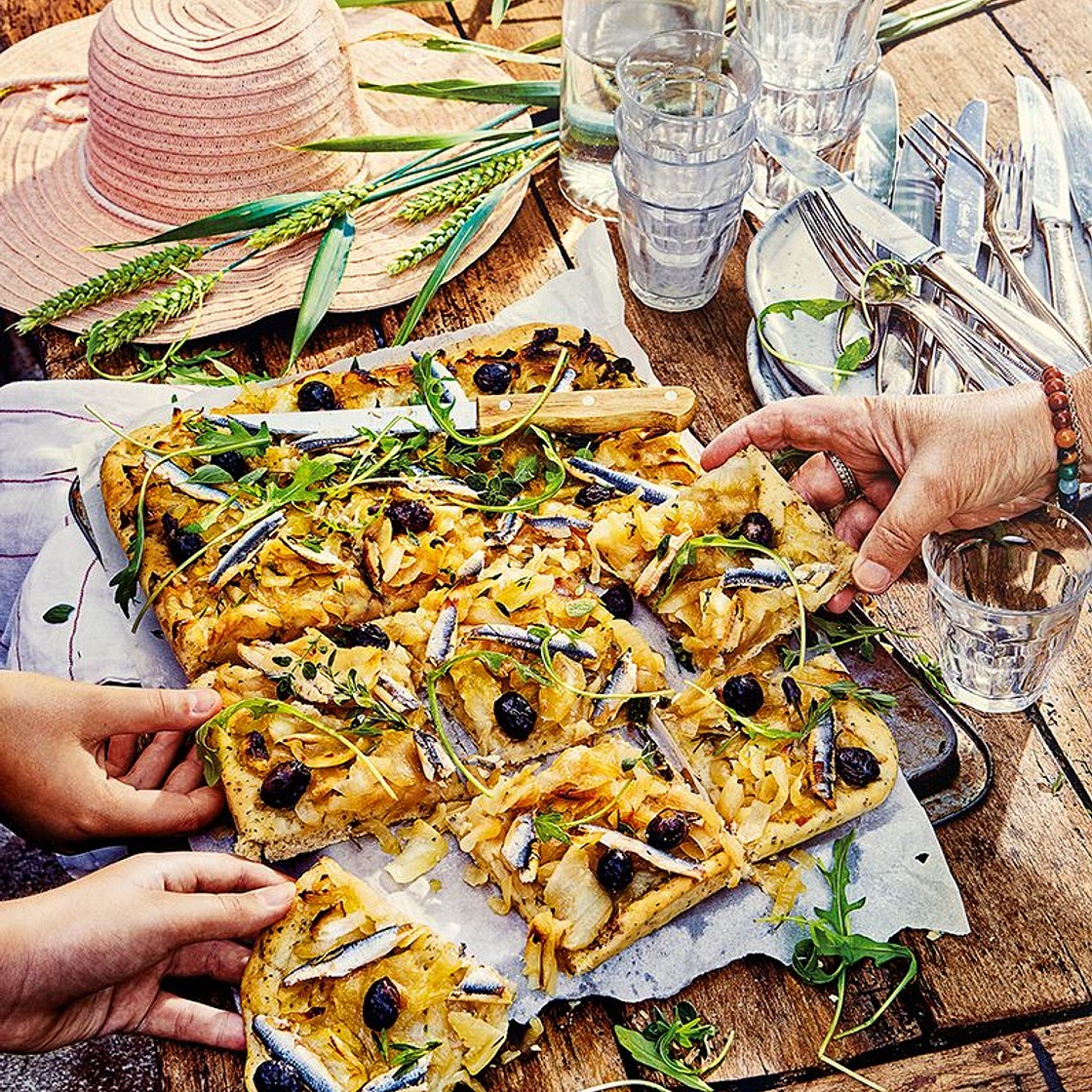 Pissaladière géante