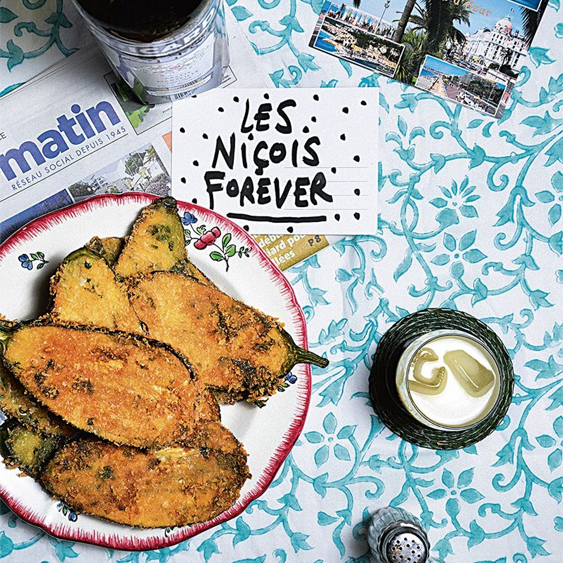 Aubergines panées au zaatar