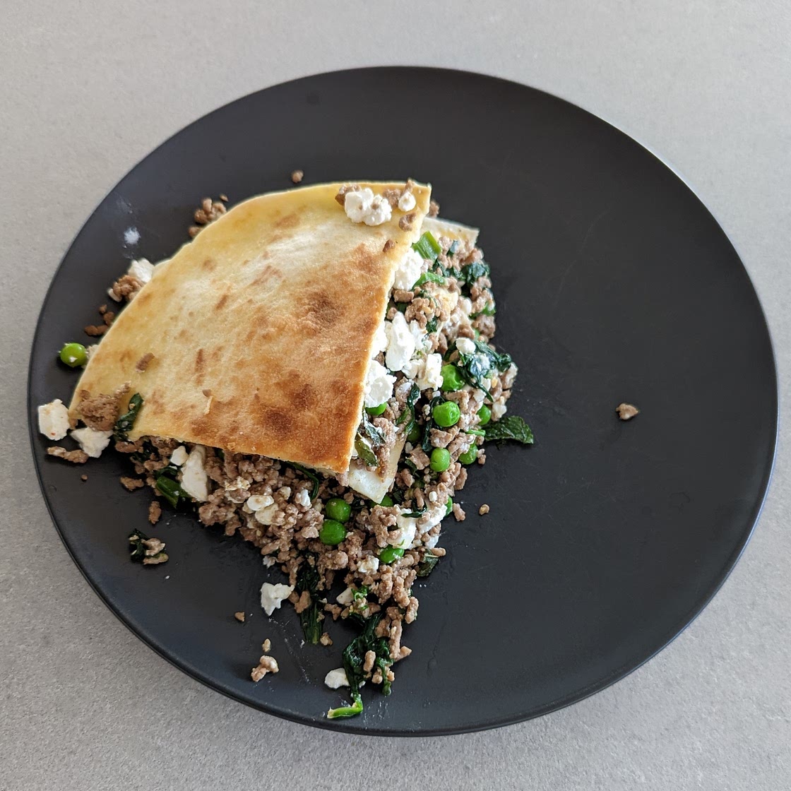 Lamb gozleme one-pan pie recipe