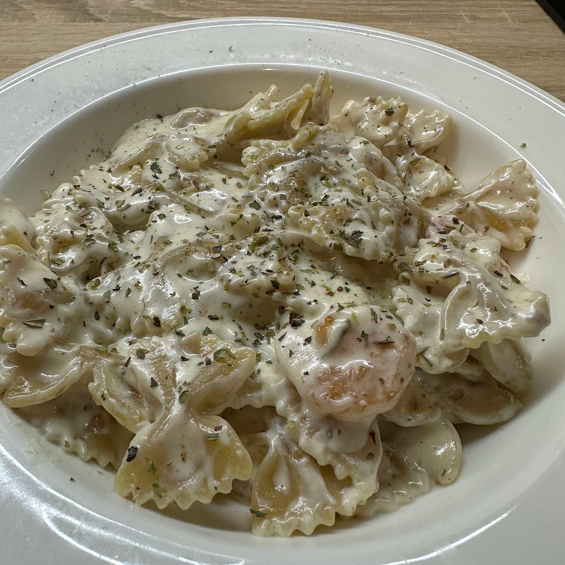 Pasta with prawns🦐