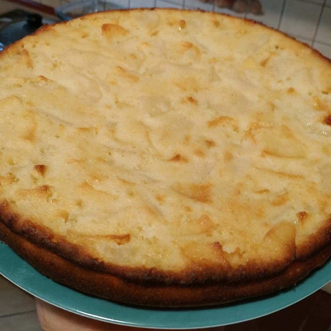 Манник с яблоком и грушей