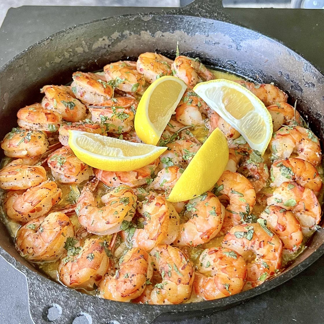 Garlic Herb Smoked Shrimp