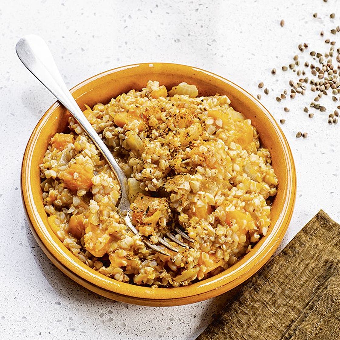 Risotto de sarrasin-potimarron