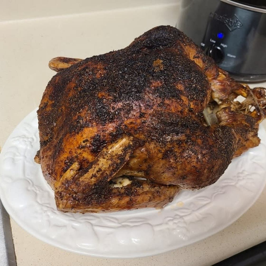 Thanksgiving Turkey with Holiday Rub and Gravy