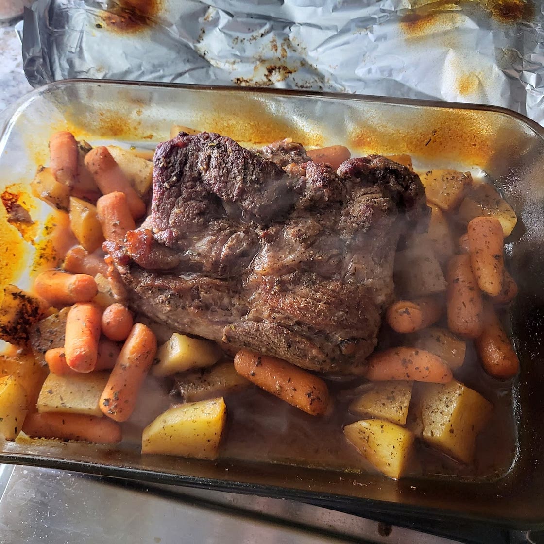 Italian Pot Roast & Parmesan Risotto