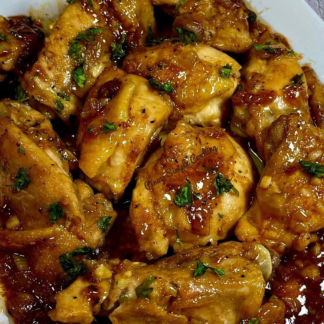 Pinoy garlic butter chicken 