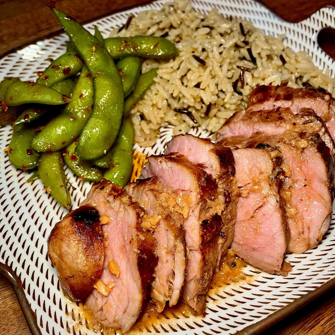 Oven Roasted Honey Garlic Pork Tenderloin