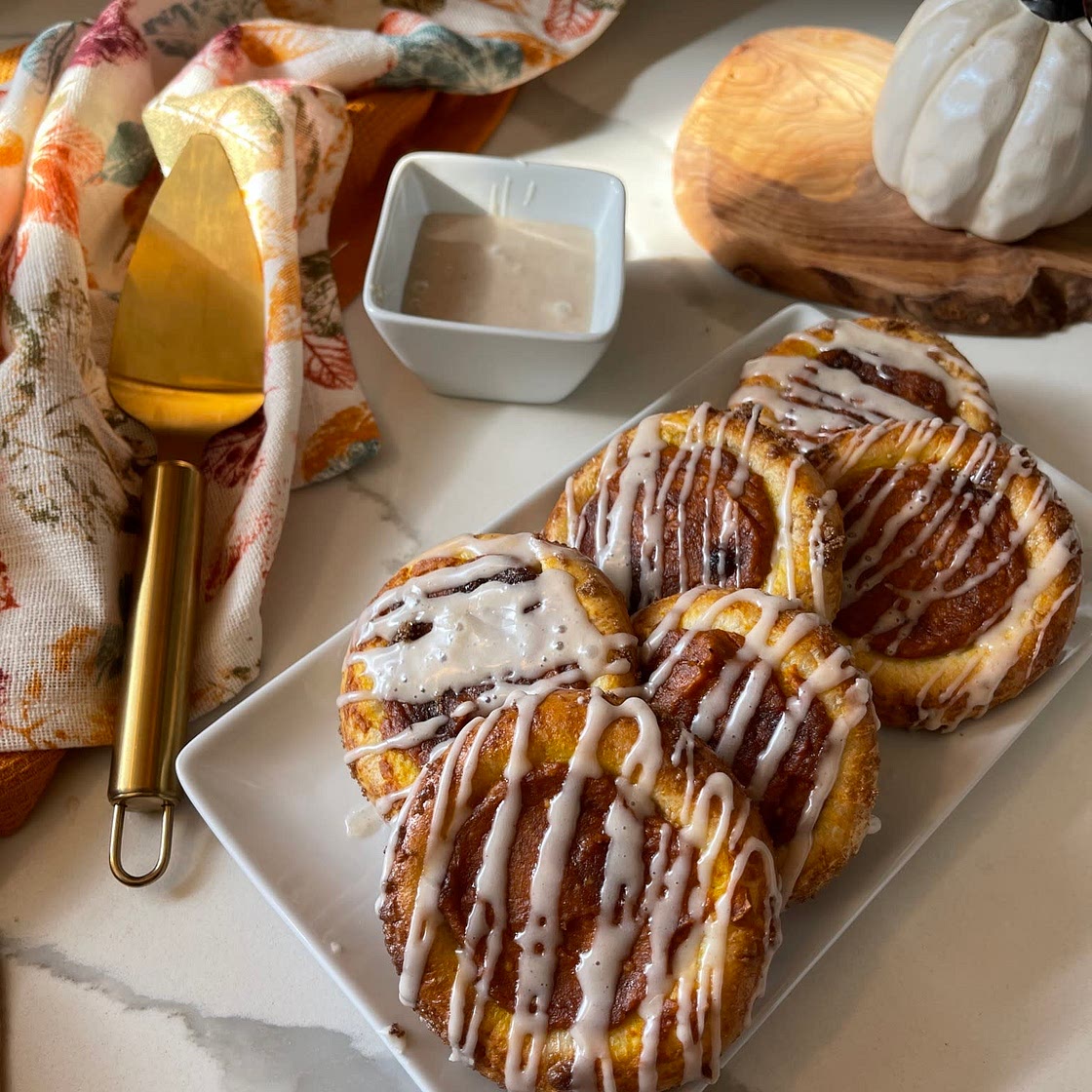 Pumpkin Danishes 