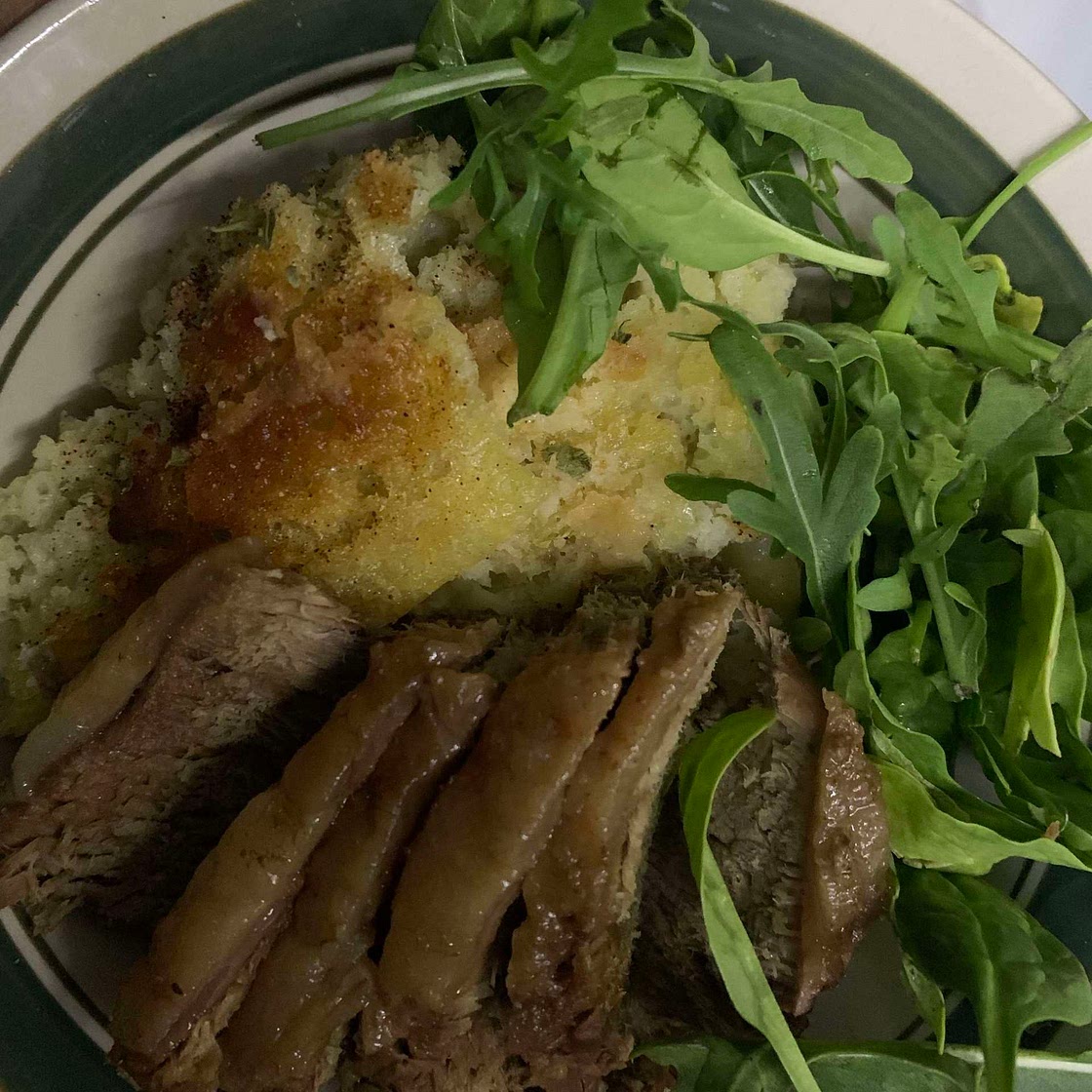 Roast beef salad