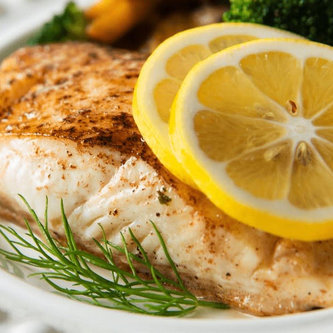 Halibut with Veggies 