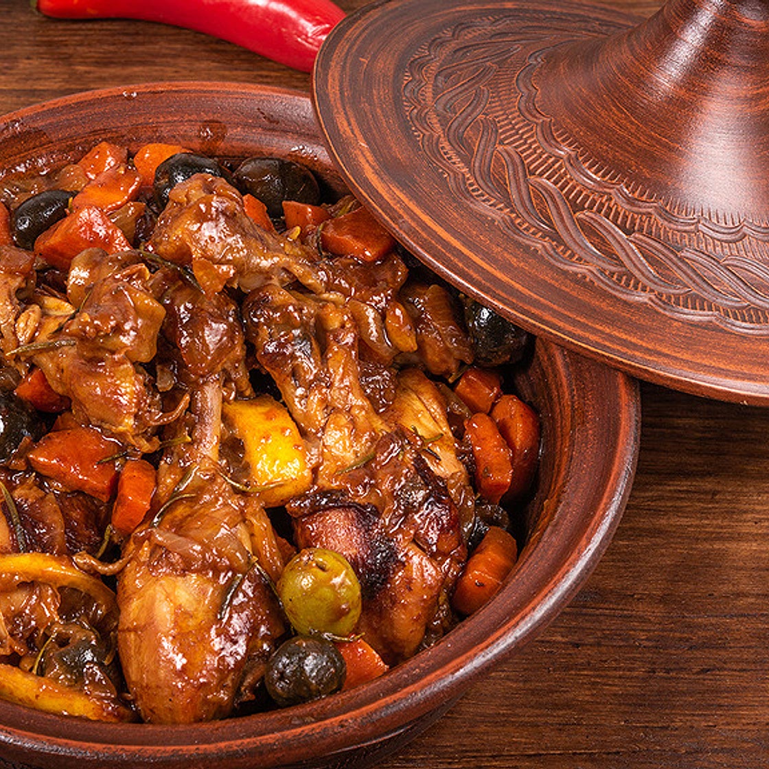 Tajine de poulet aux épices