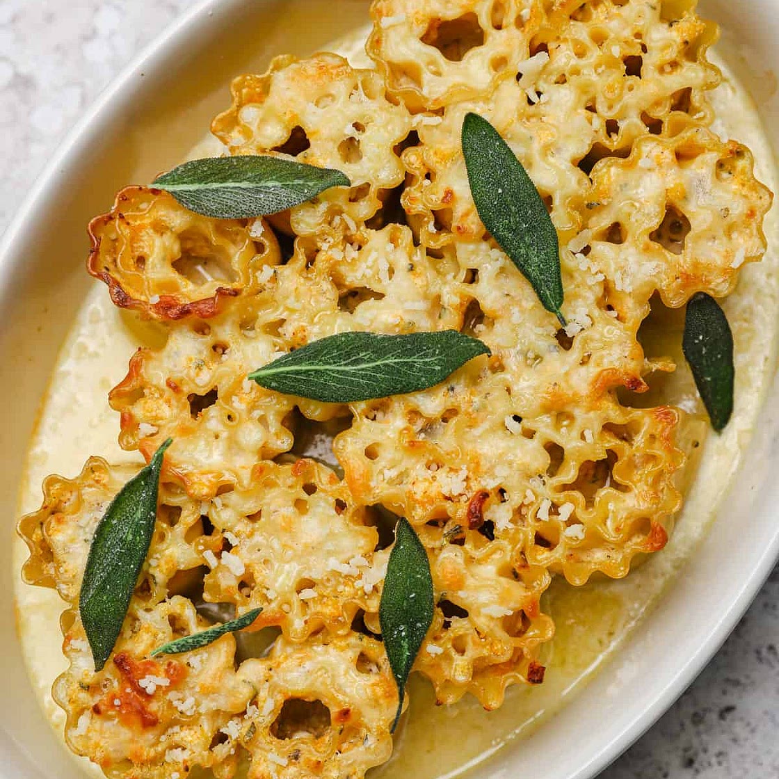 Butternut Squash Lasagna Roll Ups with Ricotta