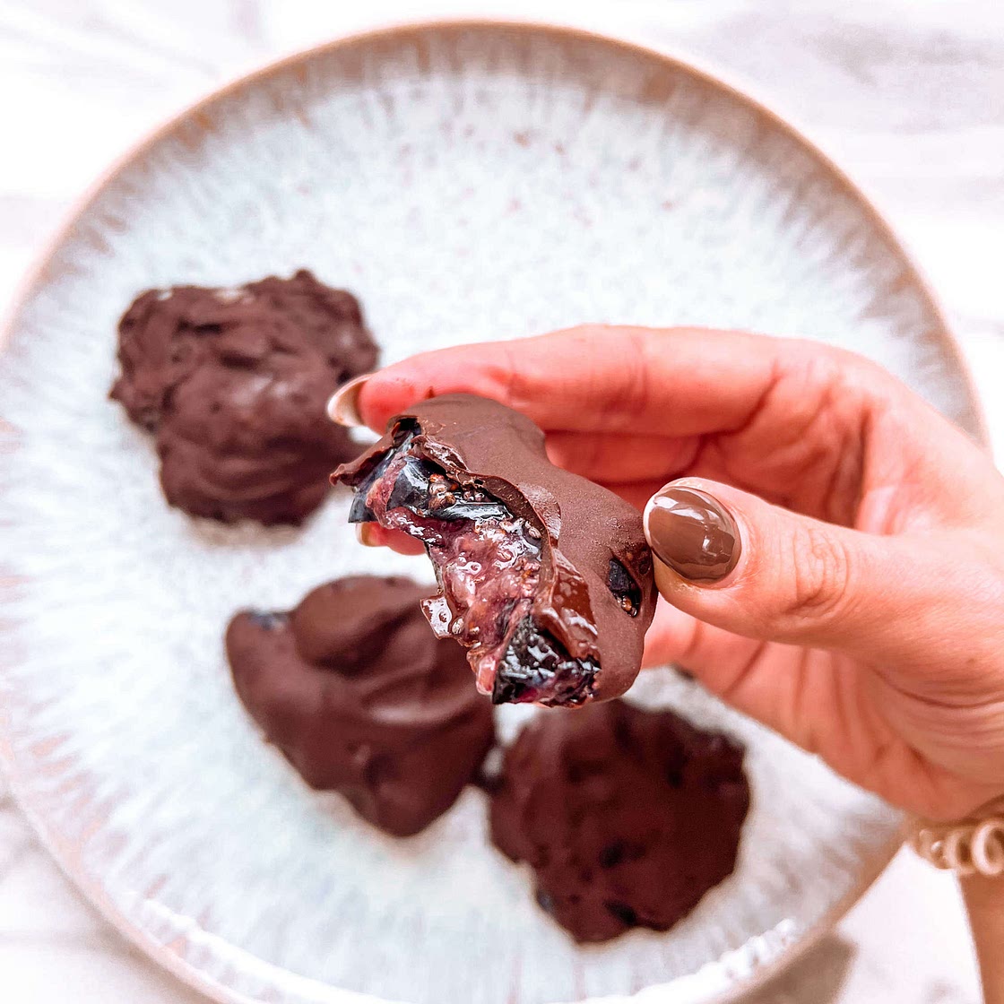 CHOCOLATE BLUEBERRY BITES