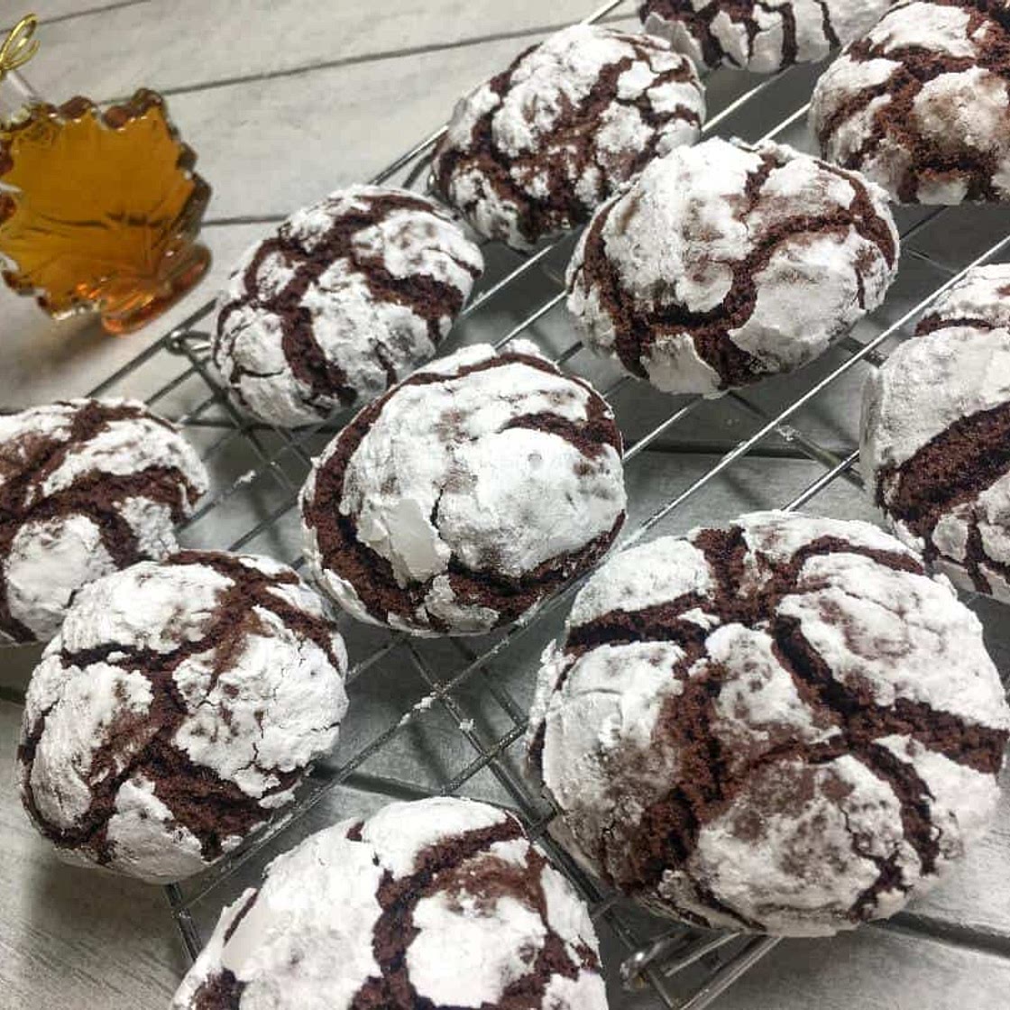 Chocolate Crinkle Cookies
