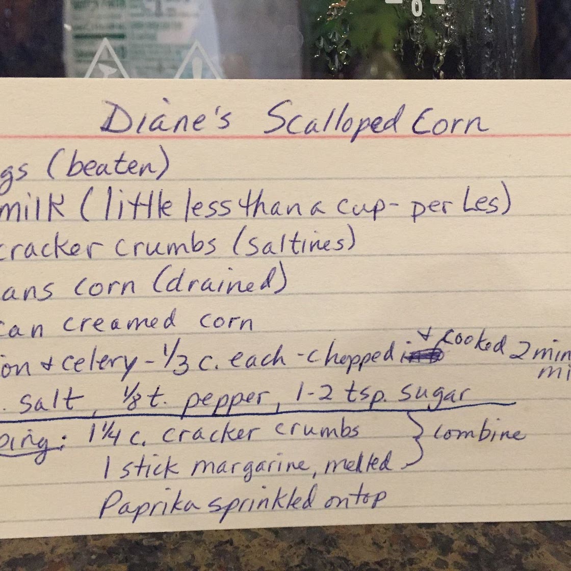 Diane’s Scalloped Corn