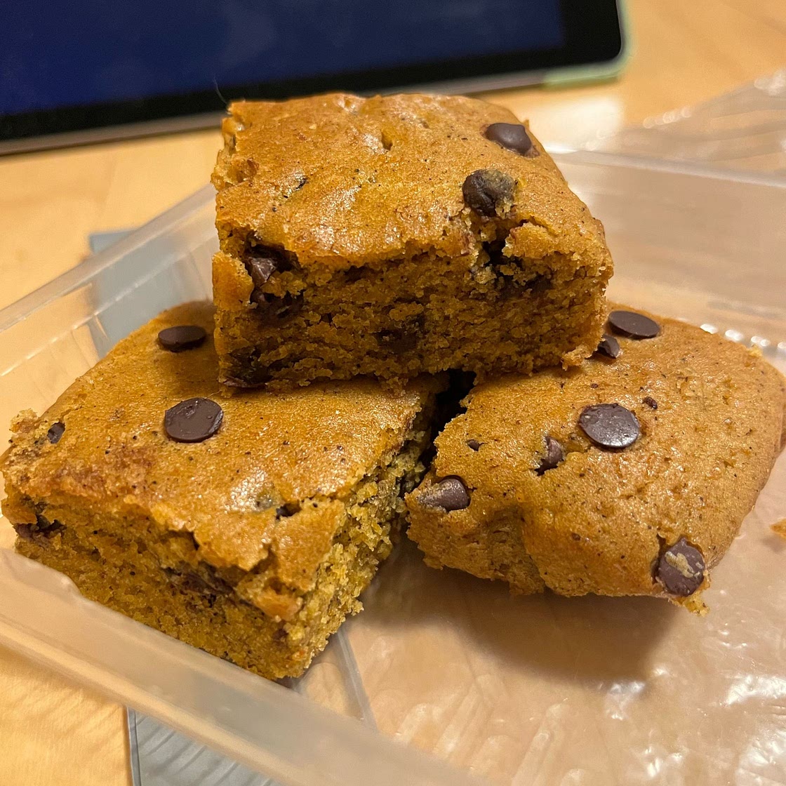 Pumpkin Spice Mocha Latte Blondies