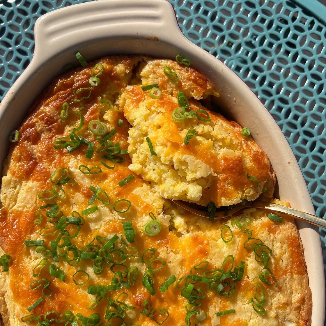 Cheesy Corn Casserole — Cafe Hailee