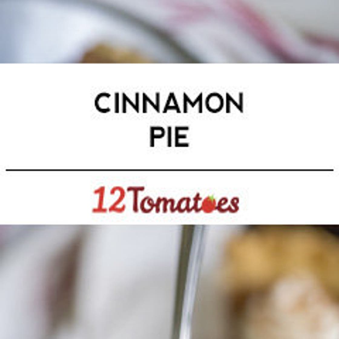 Cinnamon Pie
