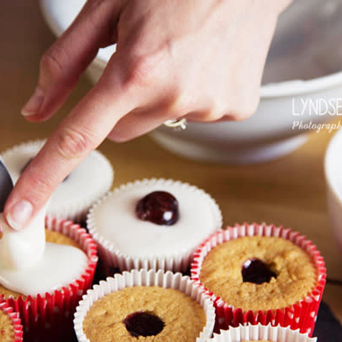 Cherry Bakewell Inspired Cupcakes