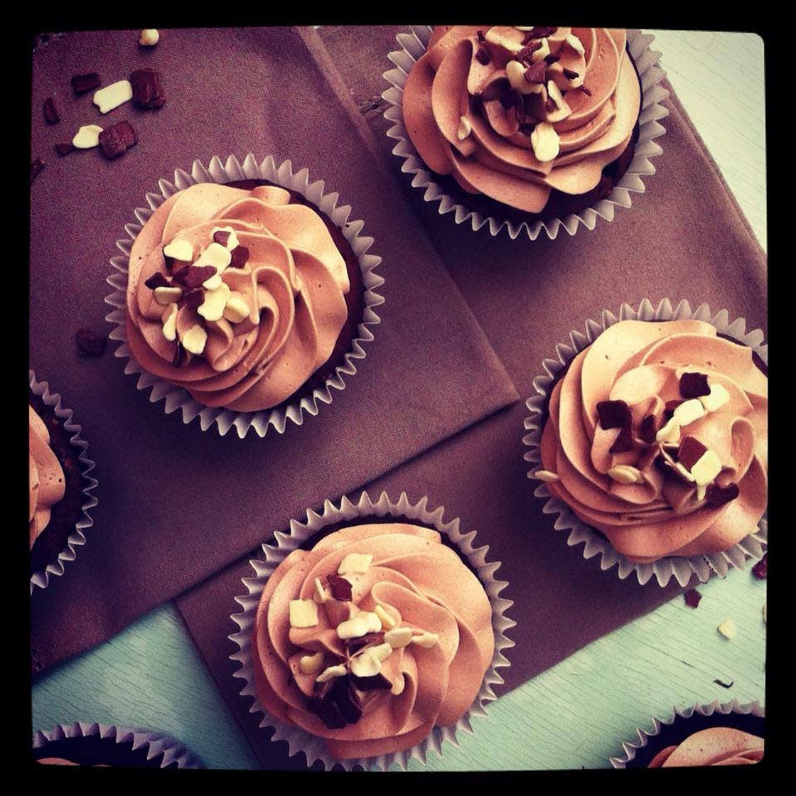 Chocolate Hazelnut Cupcakes With Nutella Buttercream