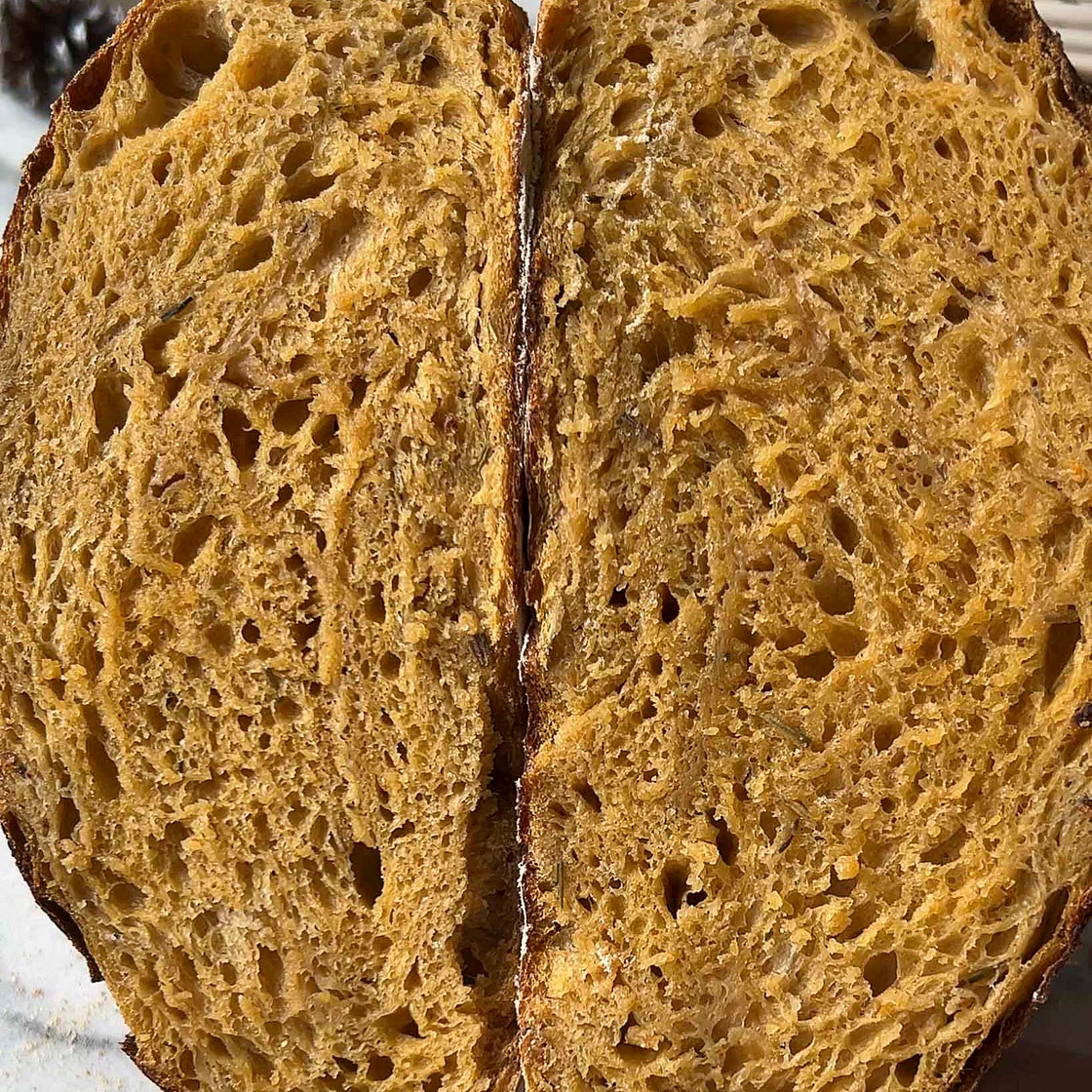 Pumpkin Sourdough Bread