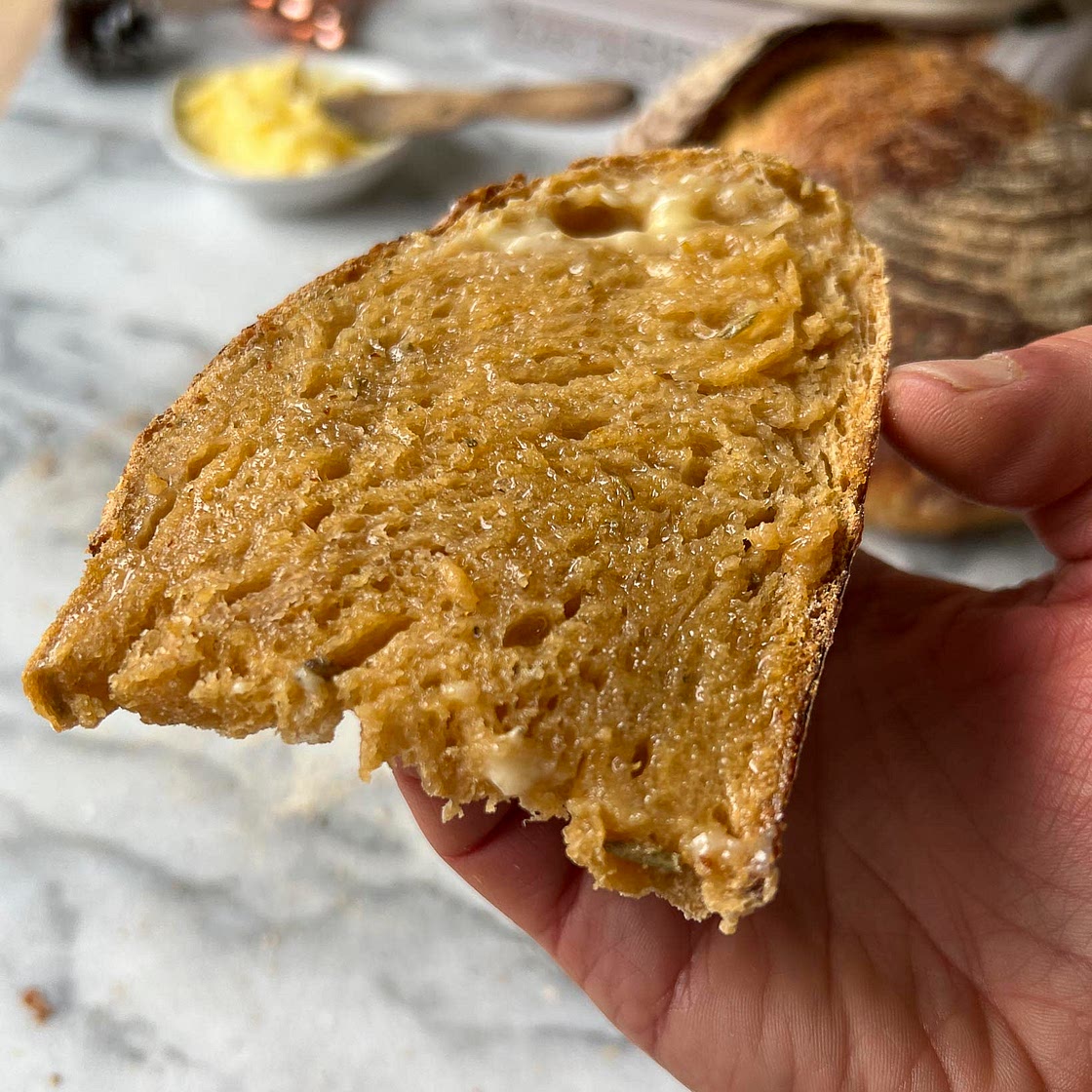 Pumpkin Sourdough Bread