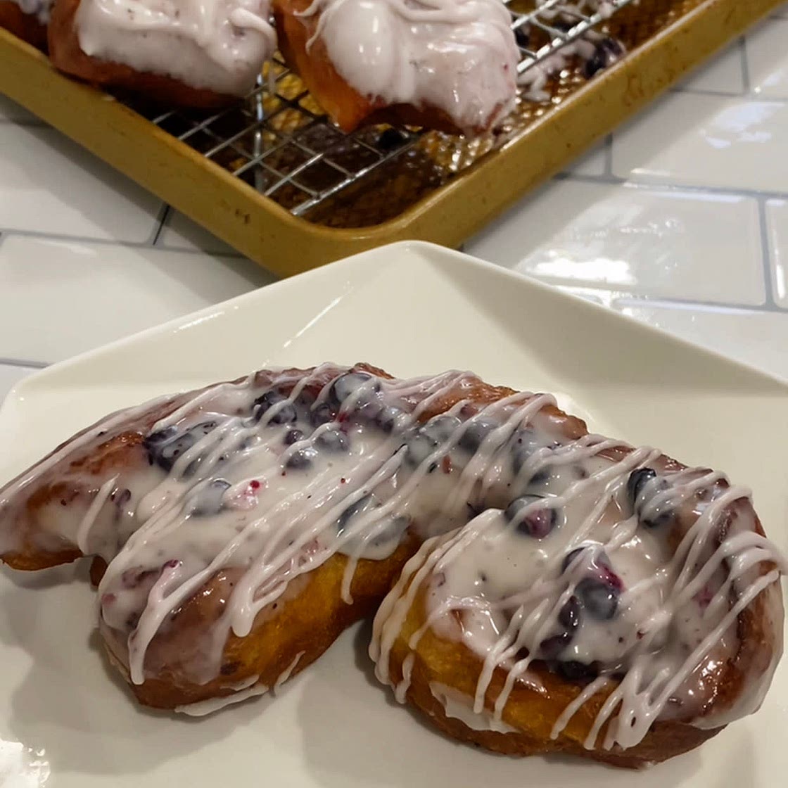 WIC Approved Mixed Berry Fritters