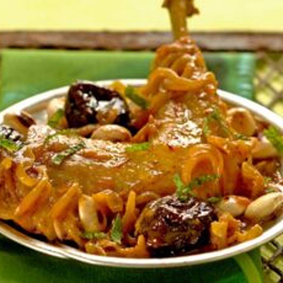 Tajine de poulet aux fruits secs