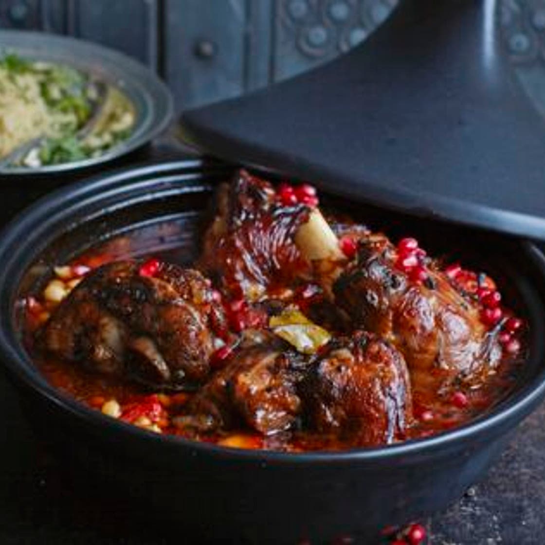 Tajine d'agneau, grenade et citron confit