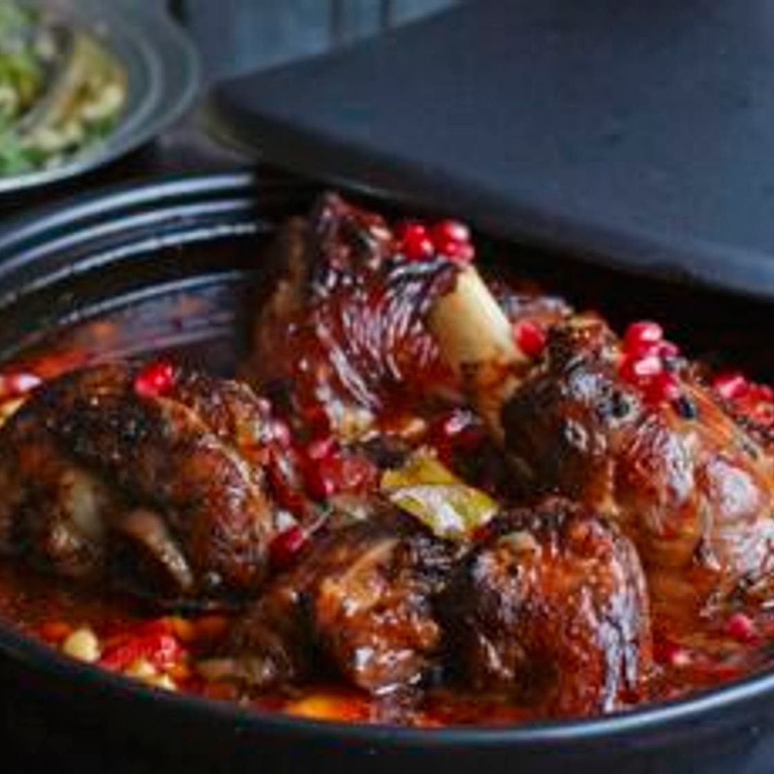 Tajine d'agneau, grenade et citron confit