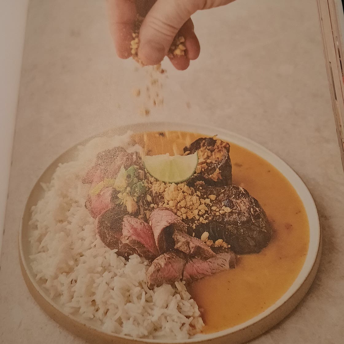 Curry rouge à l'aubergine