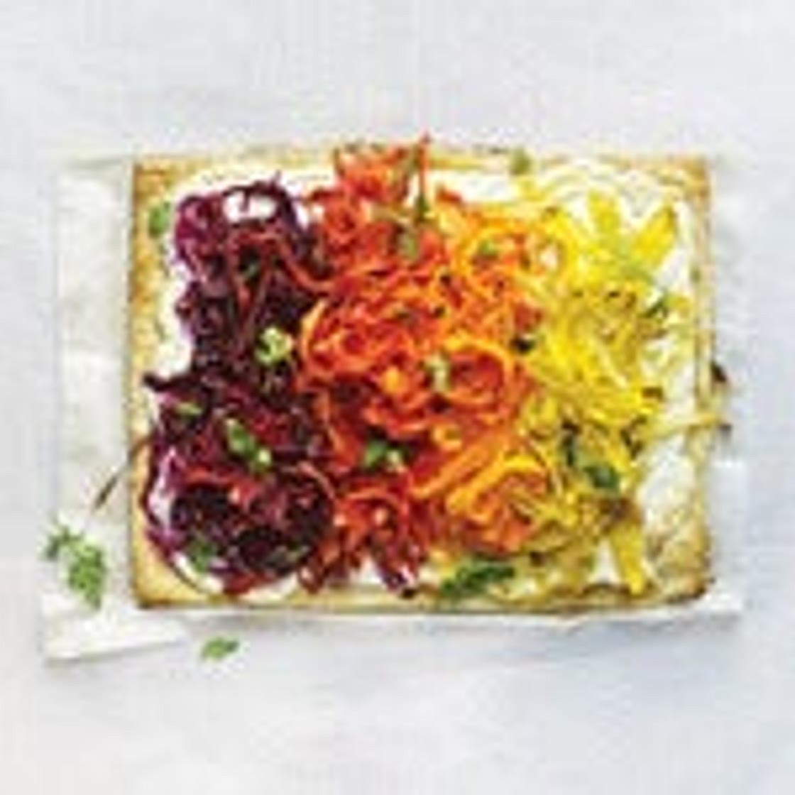 Shaved Carrot Tart with Ricotta
