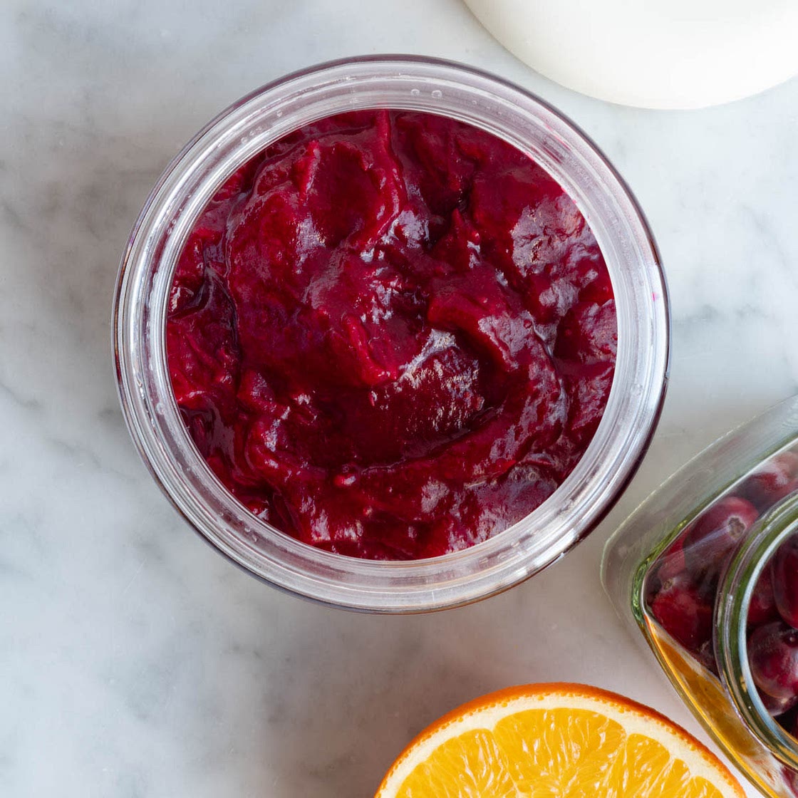 Healthy Cranberry Sauce