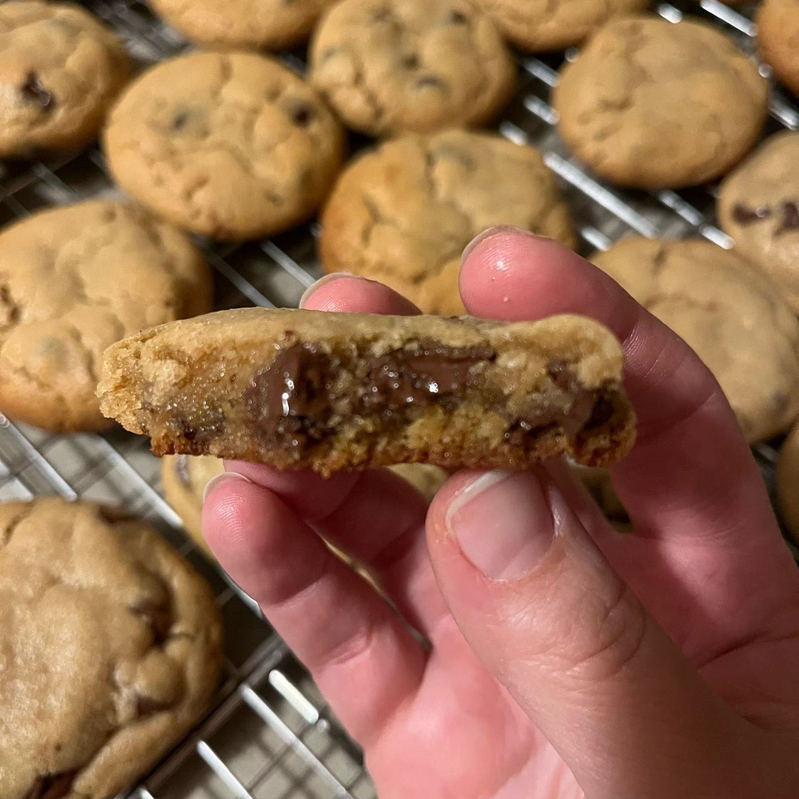 Thick & Chewy Peanut Butter Chocolate Chip Cookies