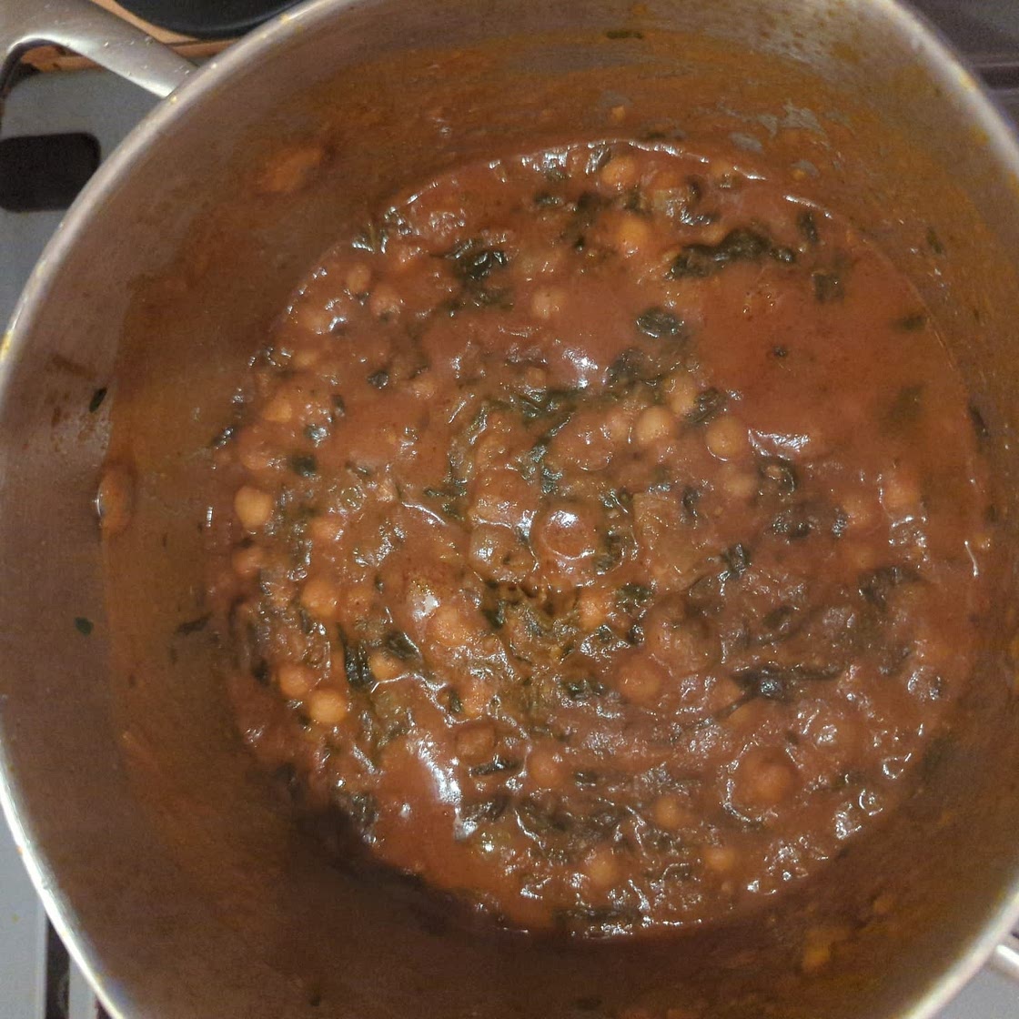 Chickpea Spinach Curry (Chana Palak Masala)