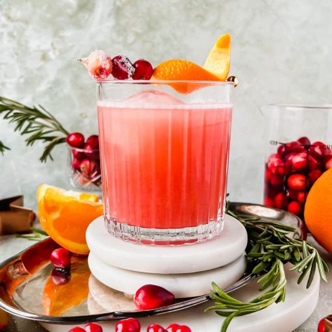 Cranberry Whiskey Sour