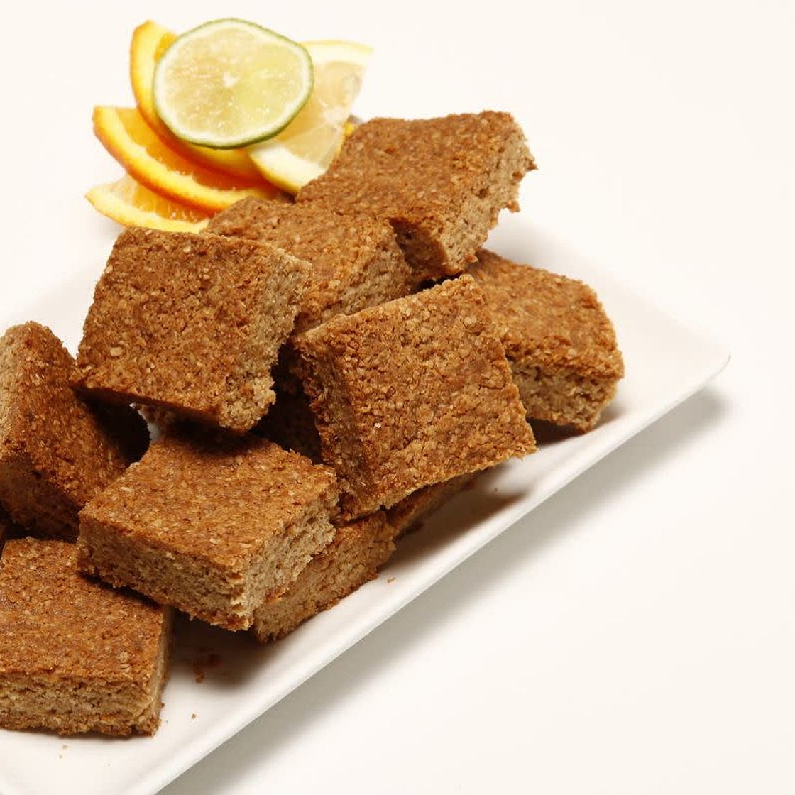 Quadrados de noz e mel 🥮