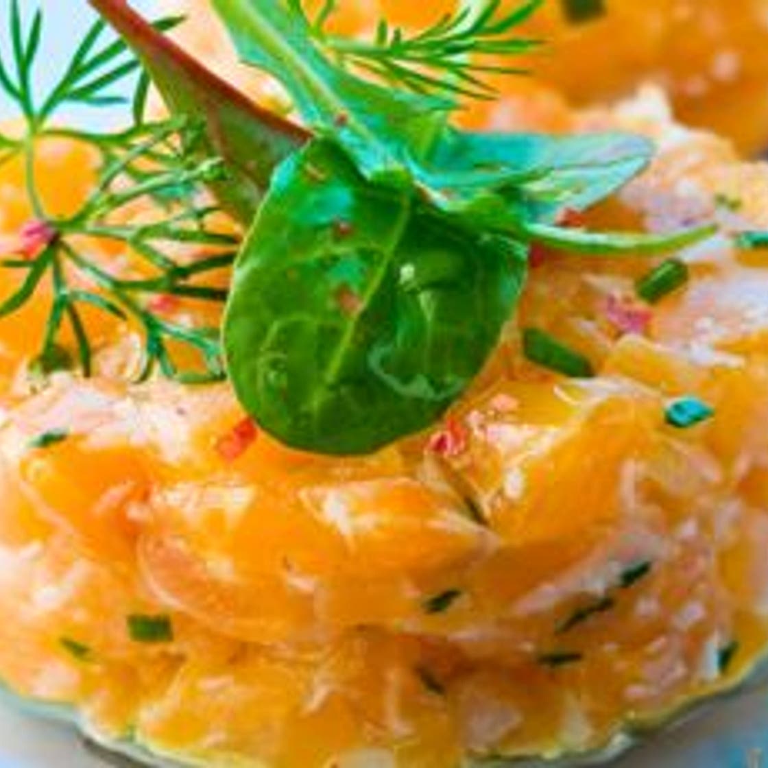 Tartare de saumon cru