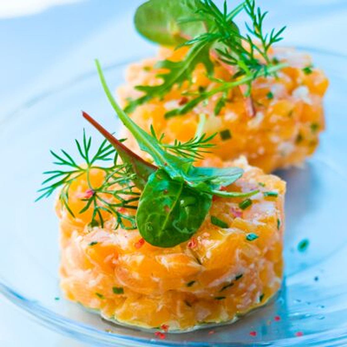 Tartare de saumon cru