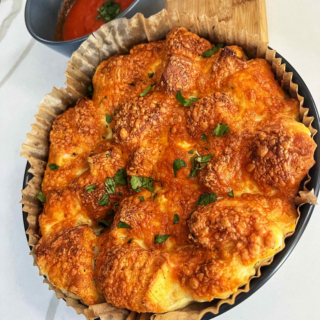 Cheesy Pull-Apart Garlic Bread — Angiela Eats - Quick, Easy, & Delicious Recipes