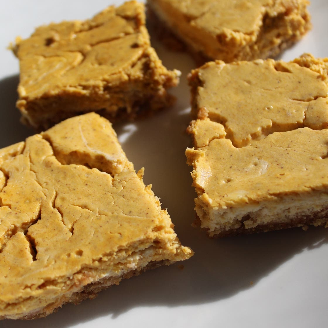 Pumpkin Pie Cheesecake Bars