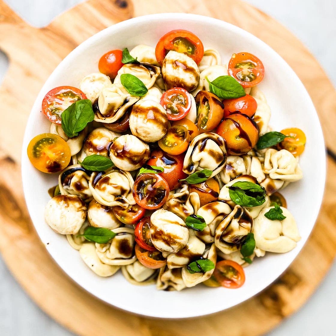 Tortellini Caprese Pasta Salad