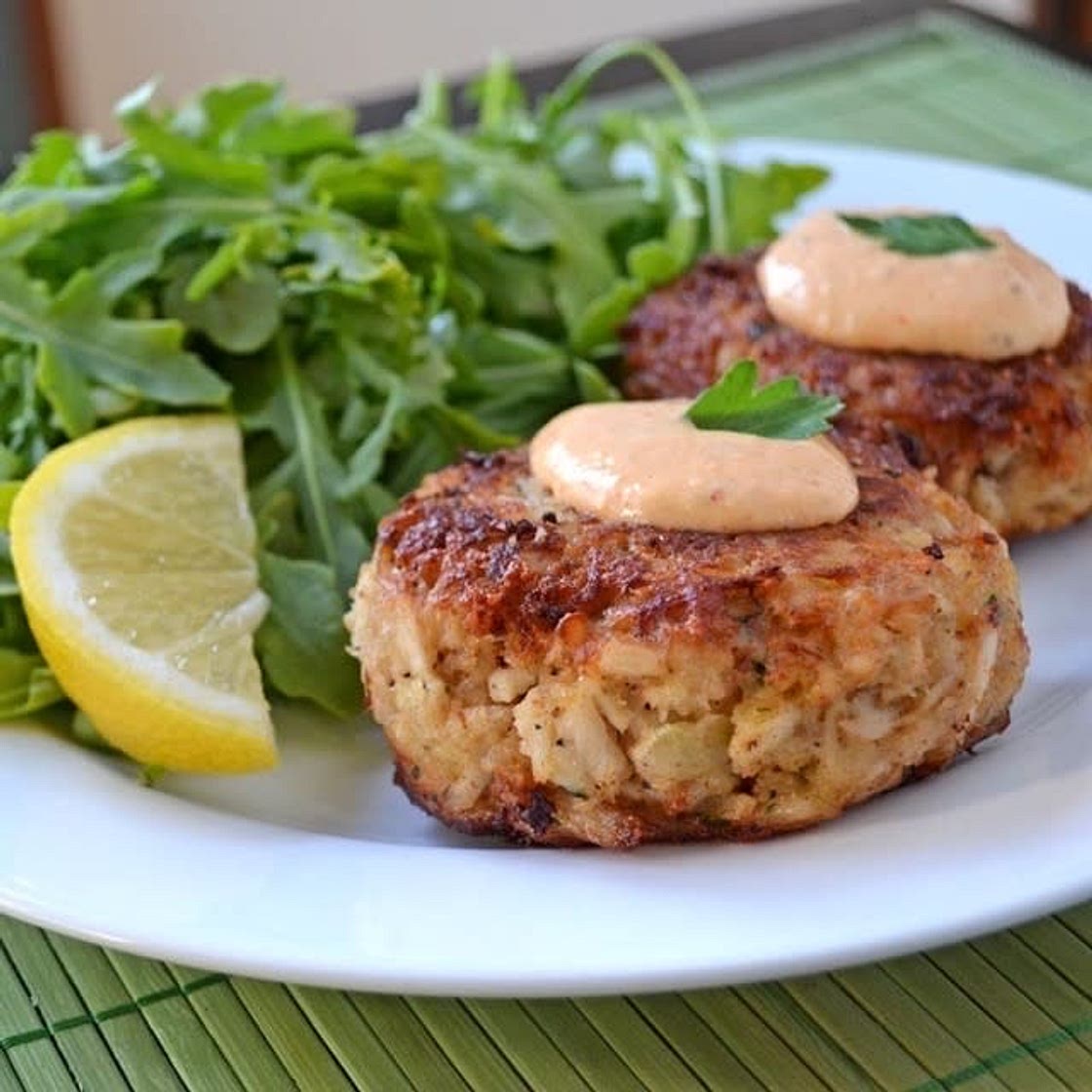  Crab Cakes (Horseradish-Sriracha Remoulade)