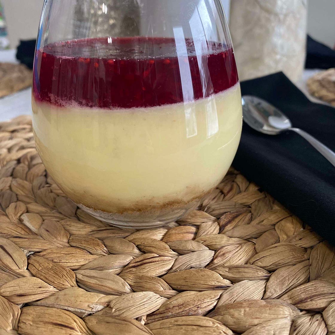 WIC Approved Eggnog Panna Cotta