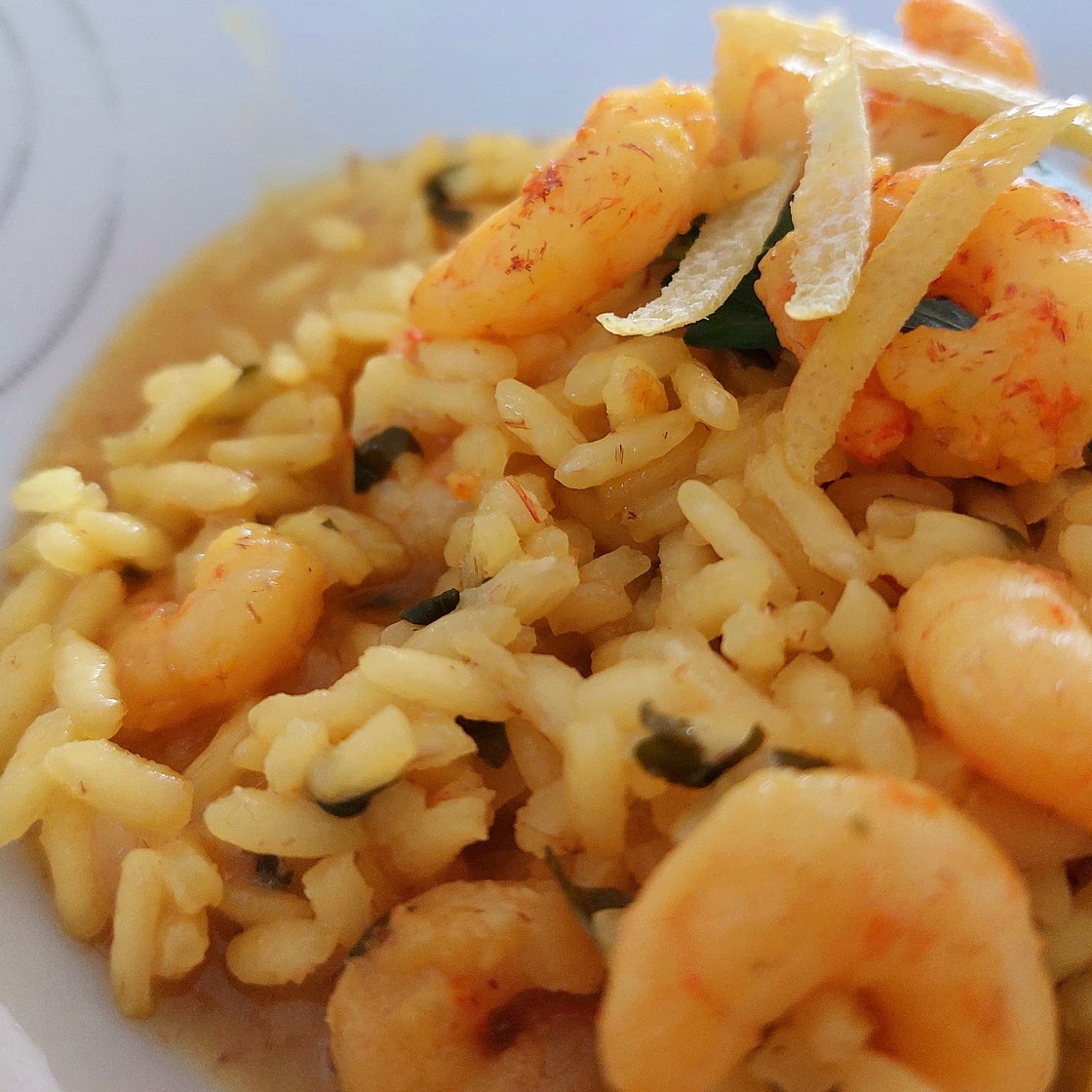 Risotto - Shrimps and lemon